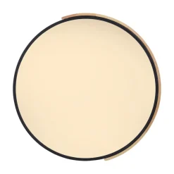 Paul Neuhaus Q-BILA LED plafondlamp, zwart/eiken
