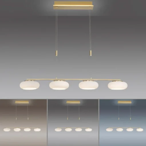 Paul Neuhaus Q-ETIENNE LED hanglamp 4-lamps