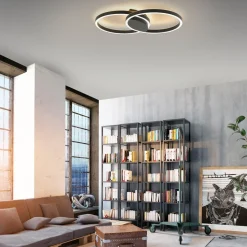 Paul Neuhaus Q-MARKO LED plafondlamp, 2-lamps rond