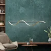 Paul Neuhaus Q-Swing hanglamp, antraciet/messing