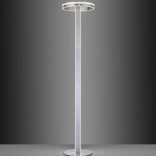 Paul Neuhaus Q-Vito LED vloerlamp, recht met ring