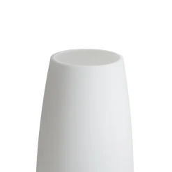 Paul Neuhaus Tyra tafellamp, glas, Ø 10 cm, dimbaar, G9