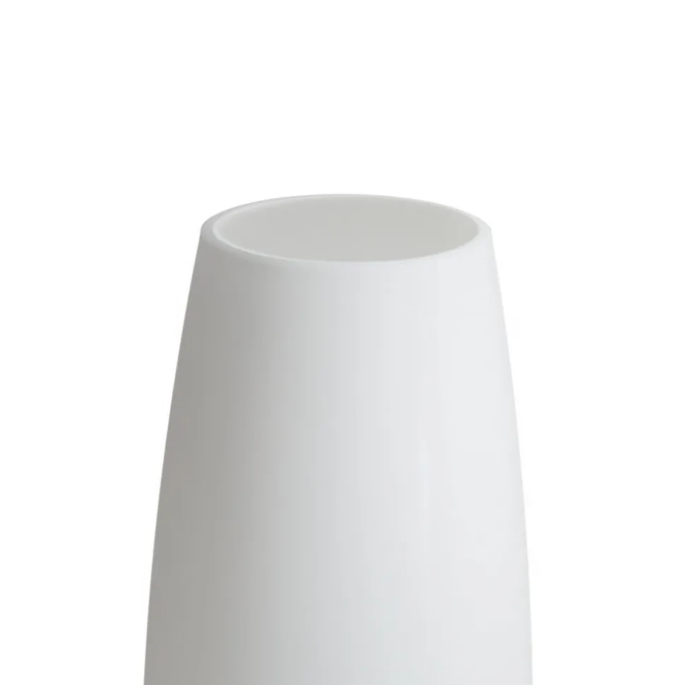 Paul Neuhaus Tyra tafellamp, glas, Ø 10 cm, dimbaar, G9