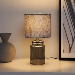 Pauleen Classy Velvet tafellamp met fluwelen kap