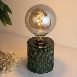 Pauleen Crystal Magic tafellamp van groene glas