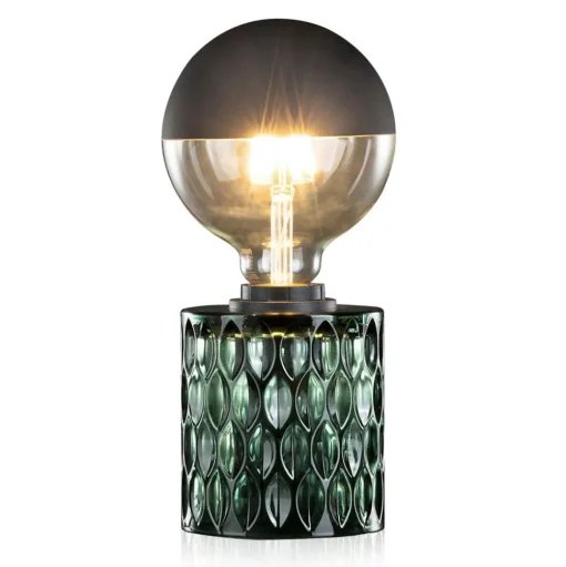 Pauleen Crystal Magic tafellamp van groene glas