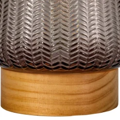 Pauleen Fancy Glamour E27-LED batterij taupe hout