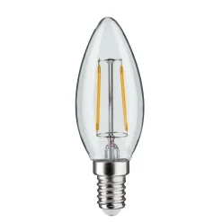 Pauleen LED kaarslamp, gloeidraad, E14, 2,6 W, helder, 2.700 K
