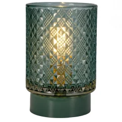 Pauleen Modern Glamour E14-LED turkoois metaalvoet