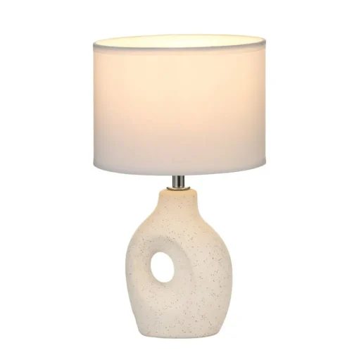 Pauleen Pure Crush tafellamp, wit/beige
