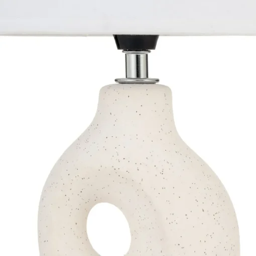 Pauleen Pure Crush tafellamp, wit/beige