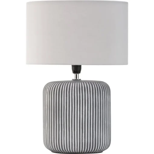 Pauleen Pure Shine keramische voet en stoffen kap