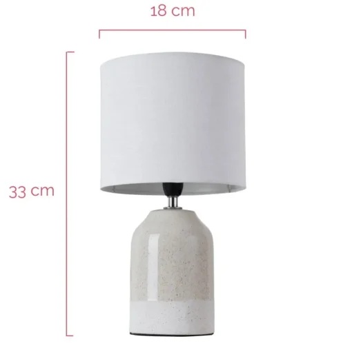 Pauleen Sandy Glow tafellamp, wit/beige