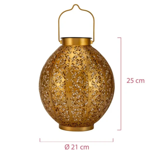Pauleen Sunshine Aura LED solarlamp in goud