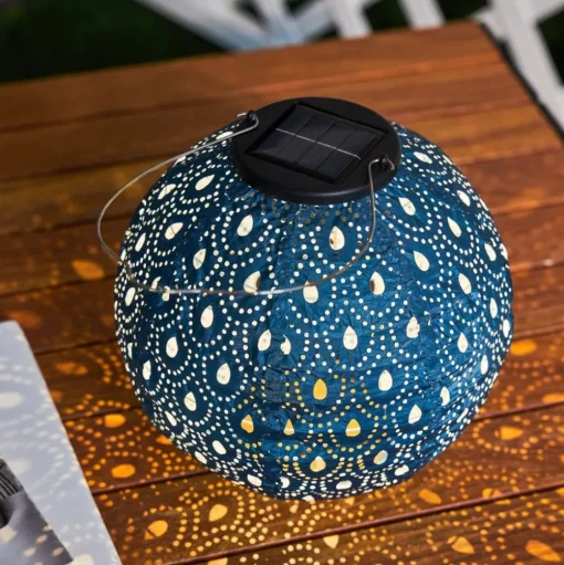Pauleen Sunshine Charm LED solar-sfeerlamp blauw