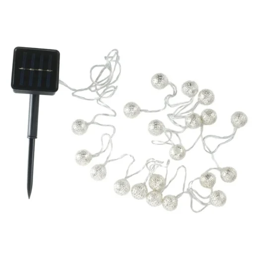 Pauleen Sunshine GlamourSolar-lichtketting, zilver