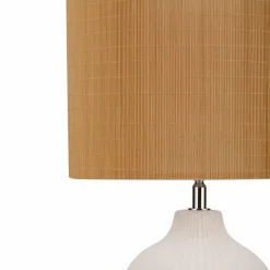 Pauleen Timber Glow tafellamp met bamboe kap