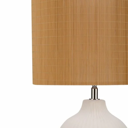 Pauleen Timber Glow tafellamp met bamboe kap