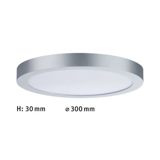 Paulmann Abia LED paneel Ø 30 cm 2.700K mat chroom