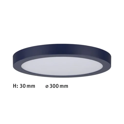 Paulmann Abia LED paneel Ø 30cm 2.700K nachtblauw