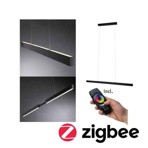 Paulmann Aptare LED hanglamp, ZigBee, zwart