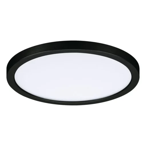 Paulmann Areo LED paneel rond zwart 4000K Ø17,5cm