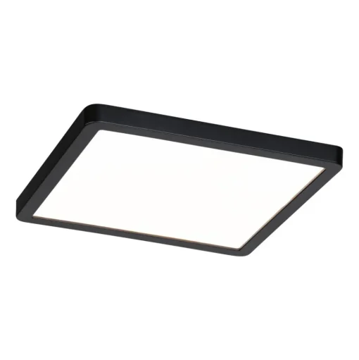 Paulmann Areo paneel dimtowarm hoekig zwart 17,5cm