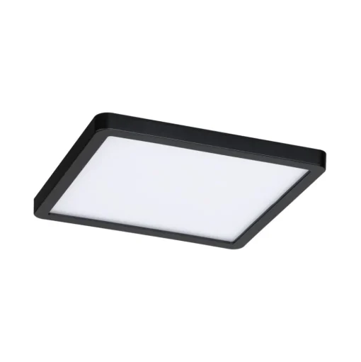 Paulmann Areo ZigBee CCT hoekig zwart 17,5x17,5cm