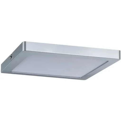 Paulmann Atria plafondlamp 2.700 K 22x22cm chroom