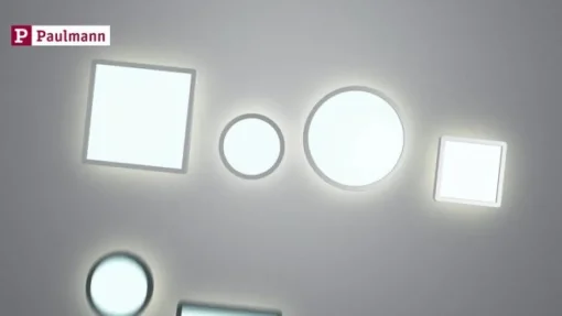 Paulmann Atria Shine Paneel aan/uit chroom 830 Ø29cm