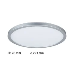 Paulmann Atria Shine Paneel aan/uit chroom 830 Ø29cm