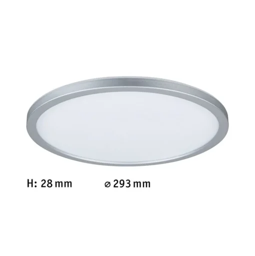 Paulmann Atria Shine Paneel aan/uit chroom 830 Ø29cm