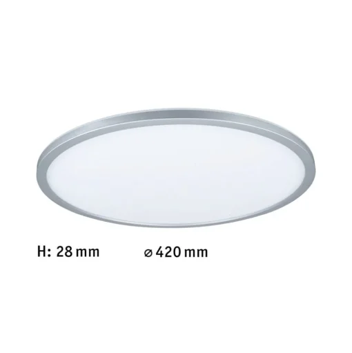 Paulmann Atria Shine paneel 3-staps chroom 830 Ø42cm