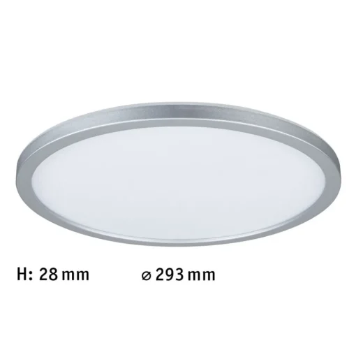 Paulmann Atria Shine Paneel Dime chroom RGBW Ø29cm