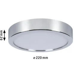 Paulmann Aviar LED plafondlamp Ø 22cm chr. 4.000 K