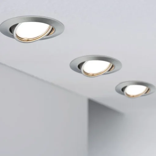 Paulmann Base LED inbouwspot per 3-step-dim ijzer