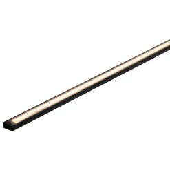 Paulmann Base profiel, zwart, zwart, 2m