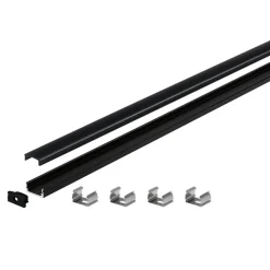 Paulmann Base profiel, zwart, zwart, 2m