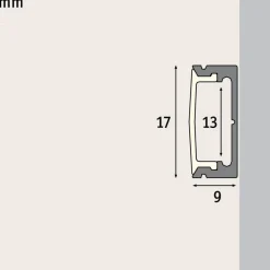 Paulmann Base profiel, zwart, zwart, 2m