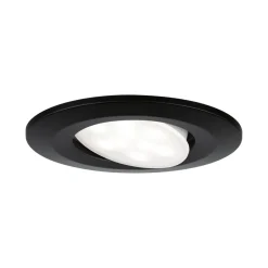 Paulmann Calla draaibaar aan/uit Ø9cm 840 zwart 3st