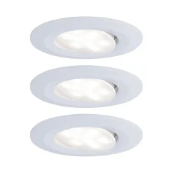 Paulmann Calla zwenkbaar on/off Ø9cm 840 per 3 wit