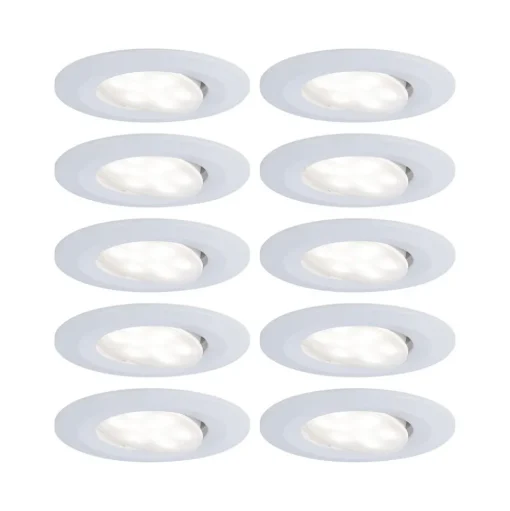 Paulmann Calla zwenkbaar dim Ø9cm 840 per 10 wit
