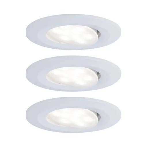 Paulmann Calla zwenkbaar dim Ø9cm 840 per 3 wit
