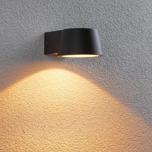 Paulmann Capea LED buitenwandlamp antraciet aluminium