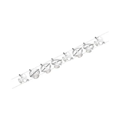 Paulmann Cardan kabelsysteem 8-lamps, mat wit