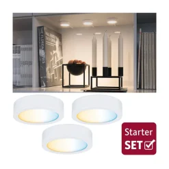 Paulmann Clever Connect Disc meubellamp in 3/set