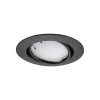 Paulmann Coin Base LED inbouwspot zwart 3 RGBW ZigBee