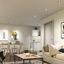 Paulmann Coin Base LED inbouwspot zwart 3 RGBW ZigBee