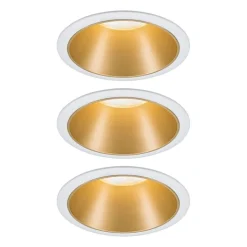 Paulmann Cole LED Spotlight, goud-wit, 3per set