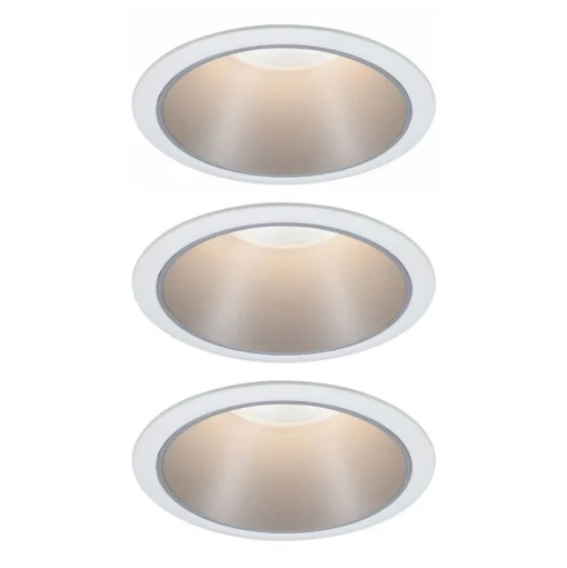 Paulmann Cole LED Spotlight zilver-wit 3per set
